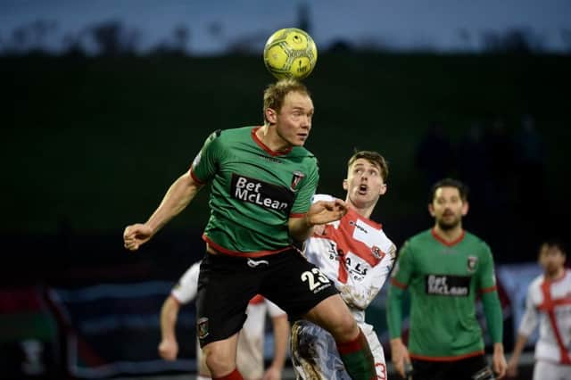 Glentoran's home game with Crusaders on October 2nd will be broadcast live on Sky Sports. 
Photograph by Stephen Hamilton/Presseye