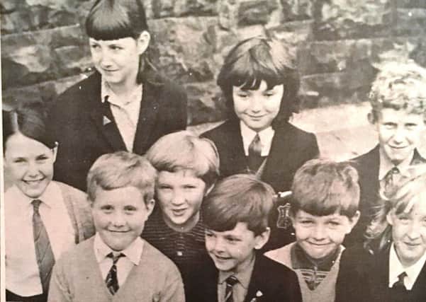 Young members of Hilden Tennis Club who raised money for BIafra with a jumble sale in 1969