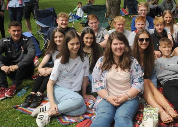 Young members of Railway Street Presbyterian Church pictured enjoying the craic at a Church picnic in Wallace Park following morning worship on Sunday 23rd July.