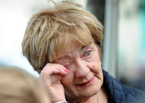 Claudy bombing survivor Marjorie Leslie pictured at the 40th anniversary of the atrocity