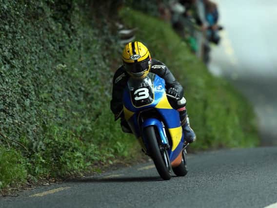 Gary Dunlop sealed his maiden road racing podium at the Skerries 100 in July.
