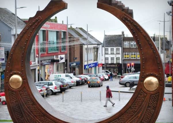 The new look Market Square in Dungannon