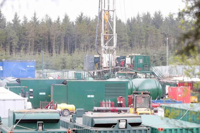 The oil drilling operation at Woodburn last year. Court heard the site has been fully restored to pre-development condition.