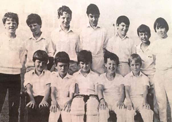 Waringstown under 12 cricket team pictured in 1984
