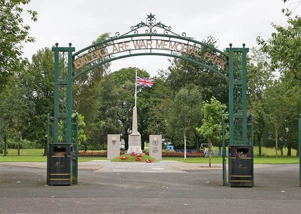 Ballyclare War Memorial Park.