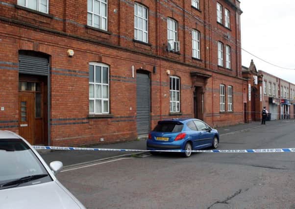 Victoria Street area of Lurgan after body is found
