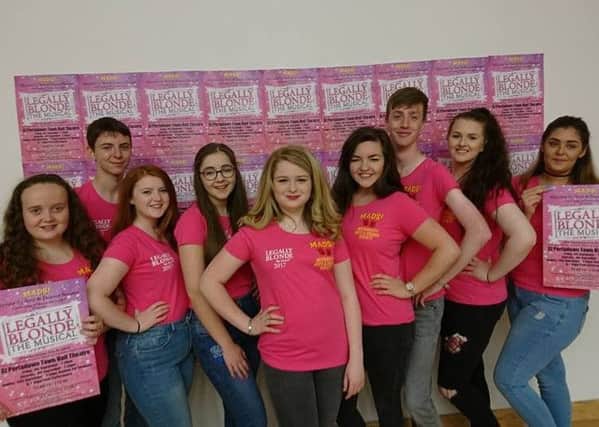 Some of the Moyraverty cast at the Legally Blonde ticket launch.
