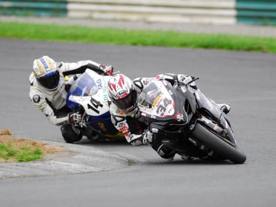 Alastair Seeley leads Jack Kennedy on his last appearance in the Mondello Masters Series in 2009.