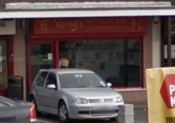 Vong's Hot Food Bar, Scarva Road, Banbridge. Pic by Google