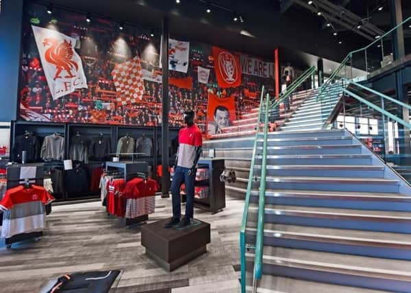 Liverpool FC's new flagship retail store at Anfield. Pic: Liverpool FC / John Powell