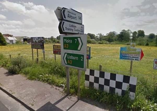 The proposed new road would link the M1 at Sprucefield to the  Knockmore Road/Moira Road junction. Pic by Google