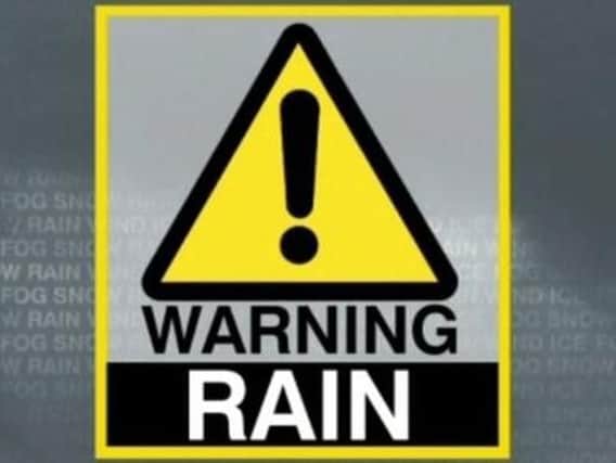 The Met Office issued the warning on Wednesday morning.