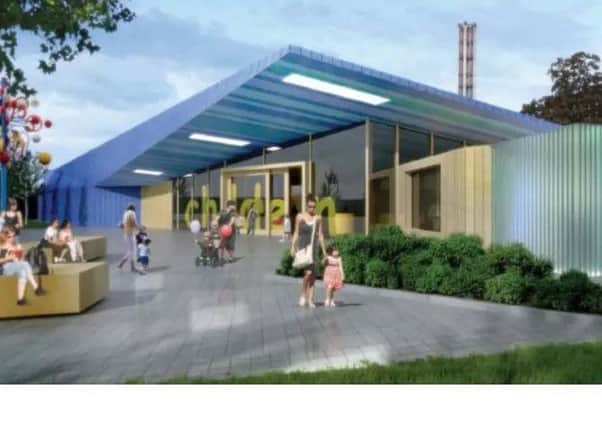 An artist's impression of the new paediatric unit.