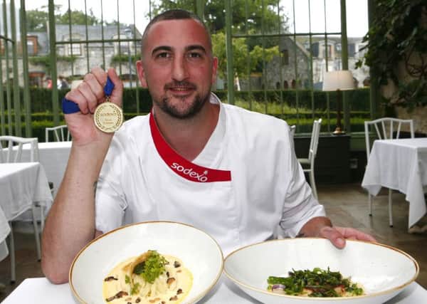 Lisburn man Nicky Reid, head chef for Sodexo at Almac, Craigavon is the company's 2017 All-Ireland Chef of the Year.He will represent Ireland in the UK and Ireland Grand Final early next year.