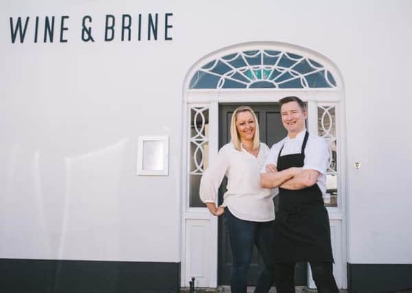 Chris and Davina McGowan, owners of Wine and Brine, Moira.