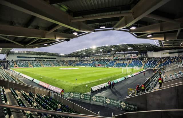 The National Football Stadium at Windsor Park. 

Photo by Kevin Scott  / Press Eye