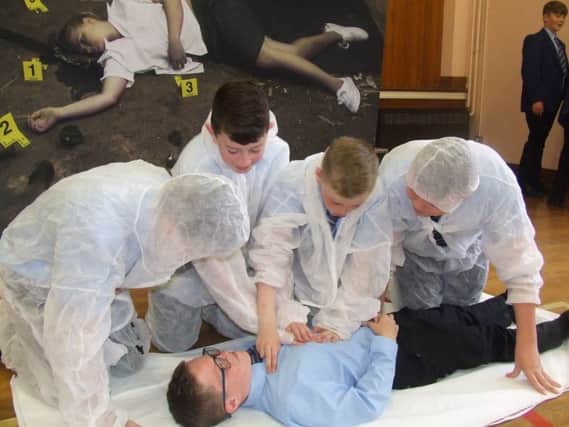 Loreto College Year 9 students put forensics into action at their Forensics workshop.