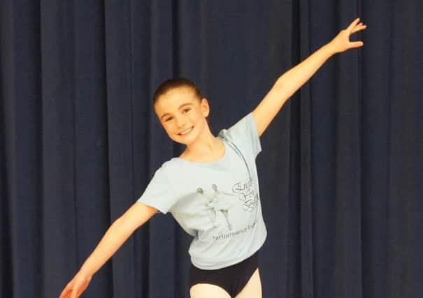 Evie Scarlett from Ballyclare who was selected by English Youth Ballet and is currently in rehearsals for a professional production of Swan Lake at the Grand Opera House in Belfast.