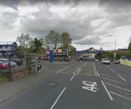 Police in Ballymena confirmed that they had received a report of youths in school uniforms throwing fireworks in the Galgorm Road area on Wednesday morning.  Picture: Google Maps