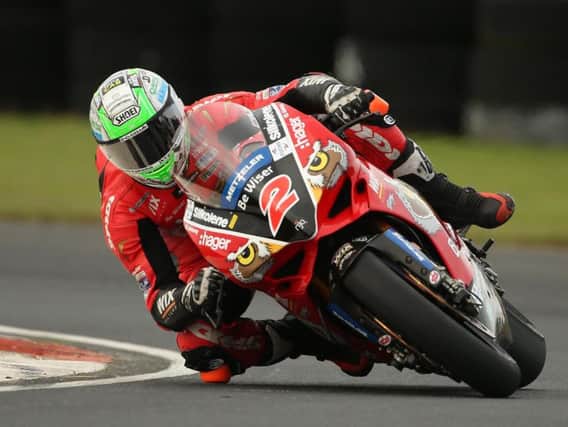 Glenn Irwin won the opening Superbike race at the Sunflower Trophy meeting on Friday on the PBM Be Wiser Ducati.