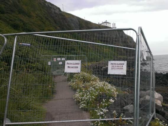 Parts of the path have been closed in the past due to health and safety fears.