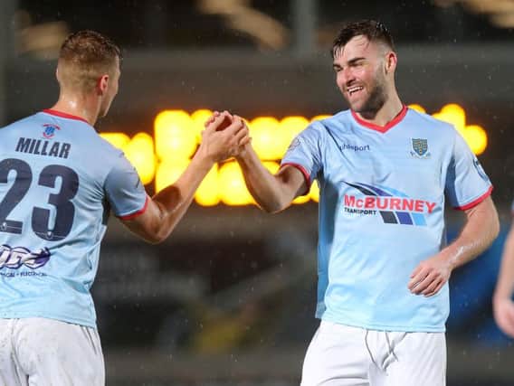 Johnny McMurray scored a stunning goal against Linfield
