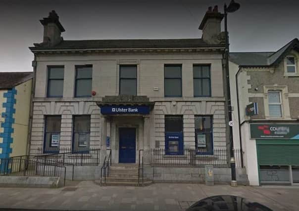 Ulster Bank, Ballyclare. Pic by Google.