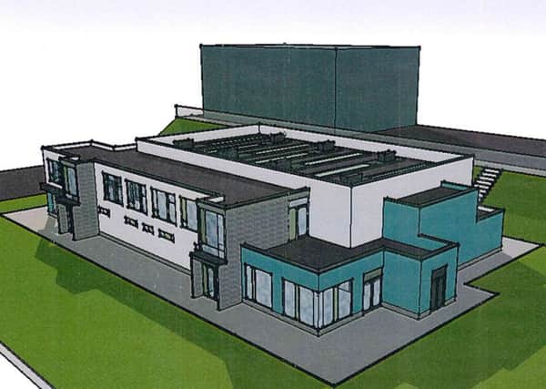An architectural drawing of the planned Â£2m Clann Eireann Youth Club